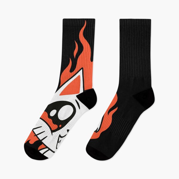 Item preview, Cute Fiery Cat Anime Kawaii Flame Meme Illustration – Funny Hot Cat designed and sold by DrawHandArt.