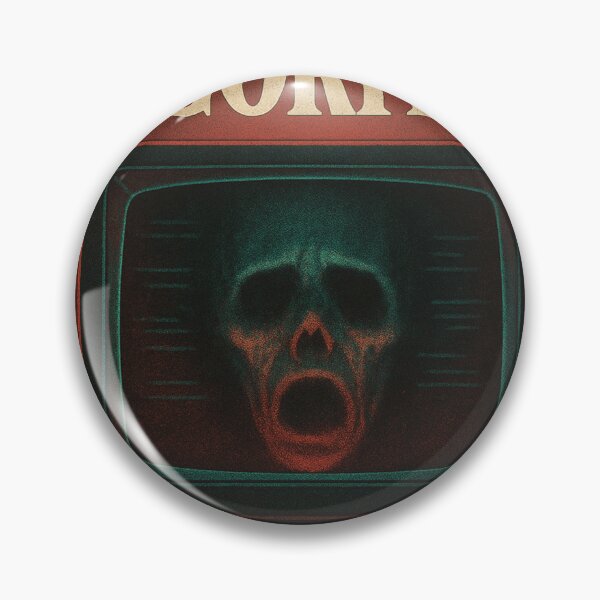 Item preview, The Haunted Algorithm – Retro Horror Tech Poster designed and sold by ShivaniiD.
