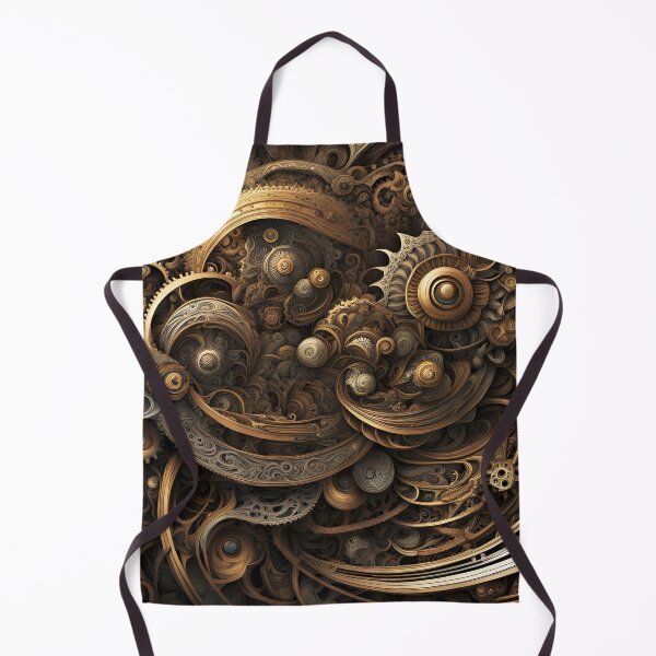 Item preview, Fractal Waves of Thought – Abstract Vector Dreamscape designed and sold by PawPrintedArt.