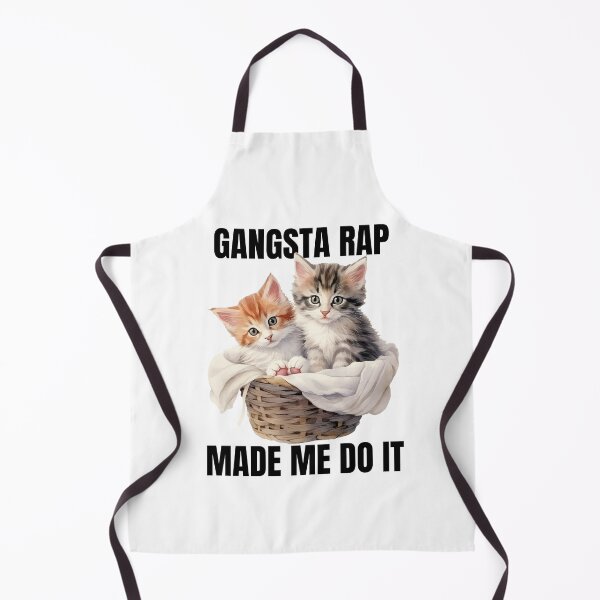 Item preview, Gangsta Rap Made Me Do It Ice Cube Kitten Rap Tee designed and sold by PadjocaCEO.