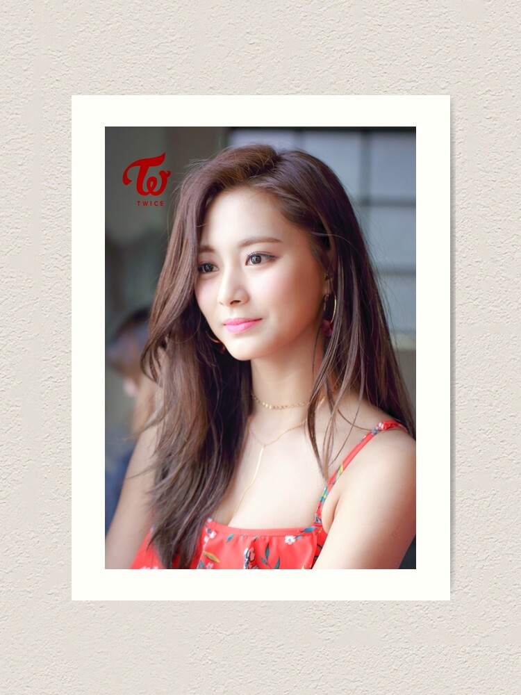 Twice Tzuyu Cute Red Dance The Night Away Art Print By