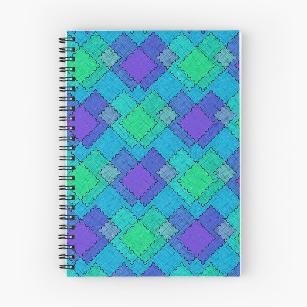 Item preview, Textured patches multicolored strokes  green  blue  purple shapes designed and sold by fuzzyfox.