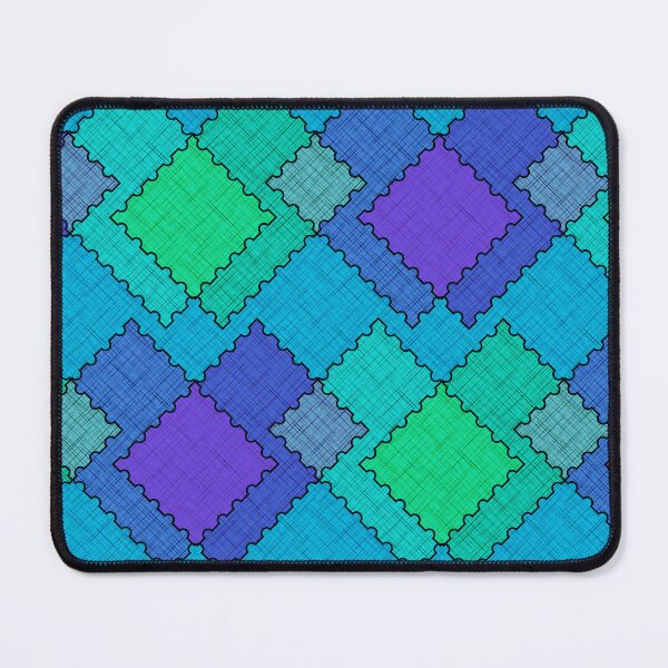 Item preview, Textured patches multicolored strokes green blue purple shapes designed and sold by fuzzyfox.