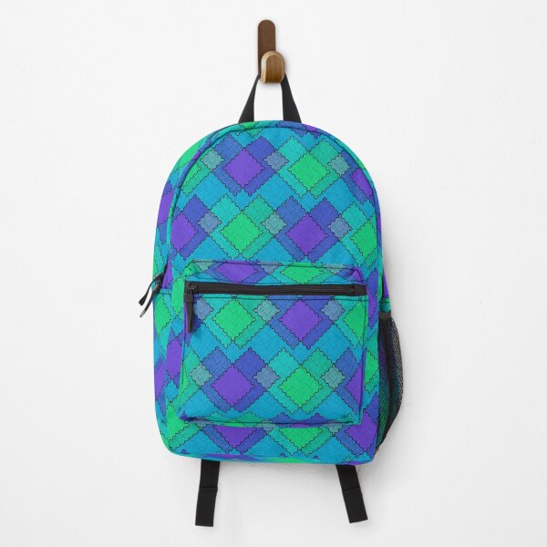 Item preview, Textured patches multicolored strokes green blue purple shapes designed and sold by fuzzyfox.