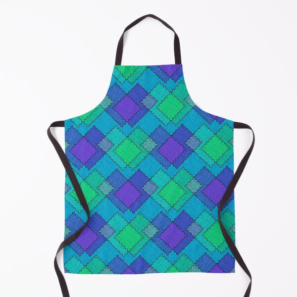 Item preview, Textured patches multicolored strokes green blue purple shapes designed and sold by fuzzyfox.