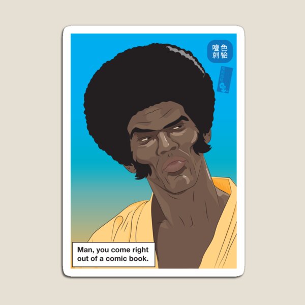 Jim Kelly portrait Magnet