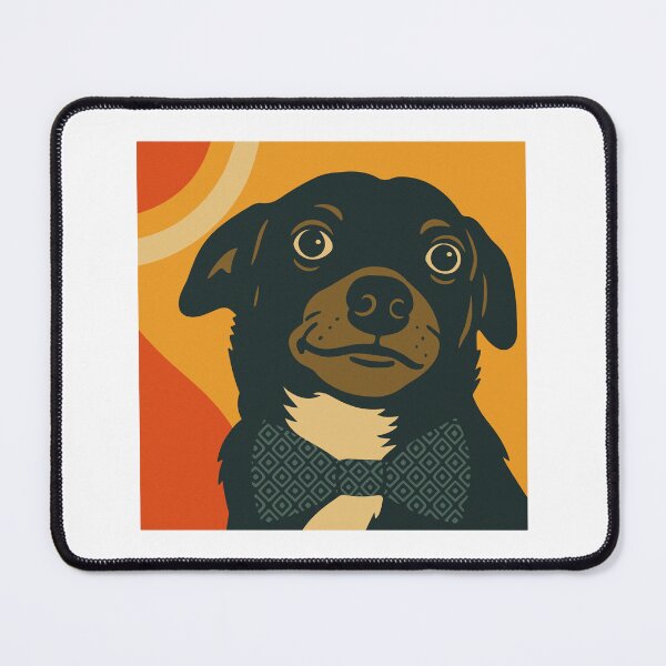 Item preview, Hipster Pup Art designed and sold by threeABinks.