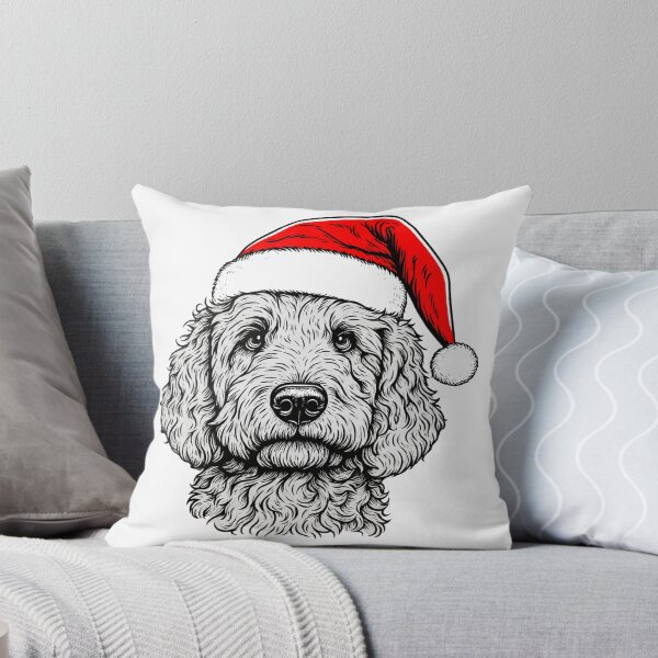 Item preview, Santa Goldendoodle designed and sold by SnorkleSupply.