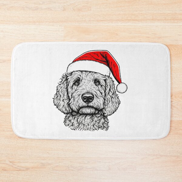 Item preview, Santa Goldendoodle designed and sold by SnorkleSupply.