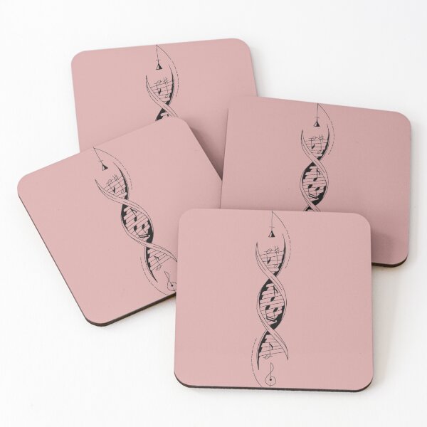 Item preview, Musical DNA - DNA Strand with Musical Symbols - Design of Genetics and Music Fused designed and sold by XNewStore.