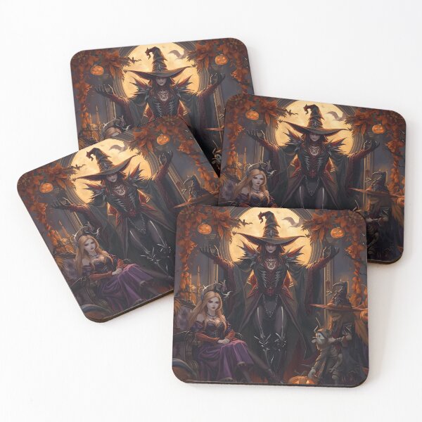 Item preview, Gothic Witches Coven: Scary Halloween Horror Night & Spooky Jack O' Lanterns designed and sold by VibranPalette.