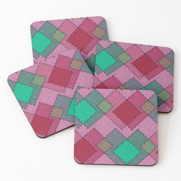 Item preview, Textured patches multicolored strokes  shapes designed and sold by fuzzyfox.