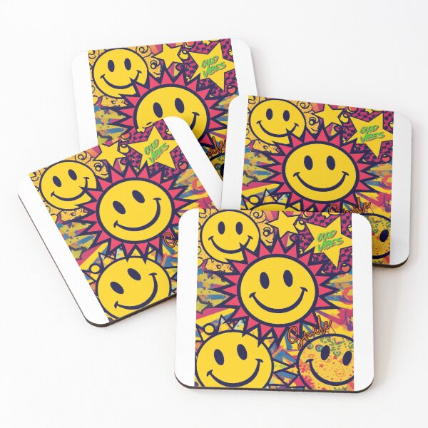 Item preview, Good Vibes Smile — Retro Pop Sunshine Aesthetic Design designed and sold by ArtBySylvia.
