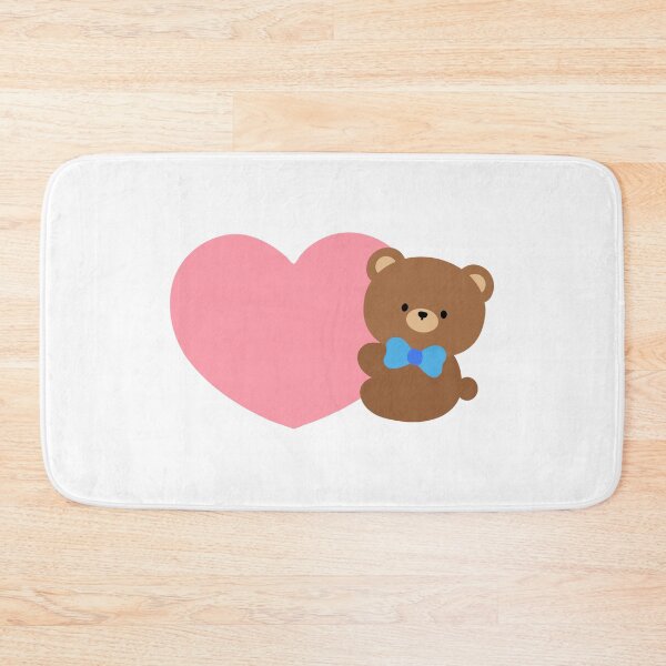 Item preview, BIG HEART BLUE BEAR designed and sold by TheHitShop1.