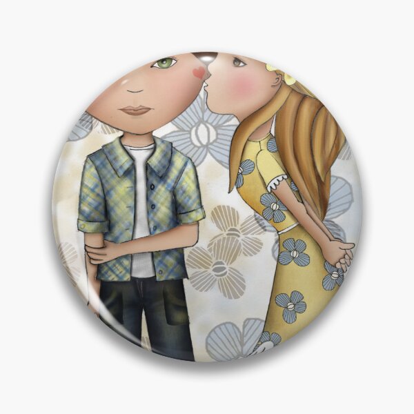 Item preview, First Kisses Valentine designed and sold by KristySBArt.