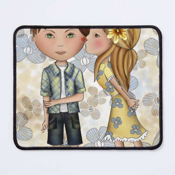 Item preview, First Kisses Valentine designed and sold by KristySBArt.