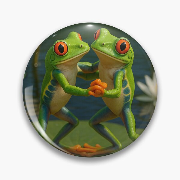 Item preview, Red_Eyed Tree Frogs Ballroom Dancing designed and sold by Tridentulus.