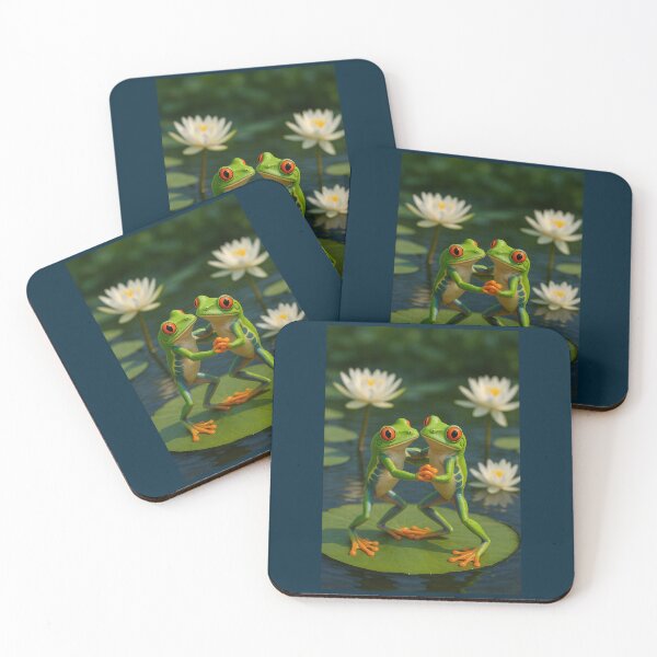 Item preview, Red_Eyed Tree Frogs Ballroom Dancing designed and sold by Tridentulus.