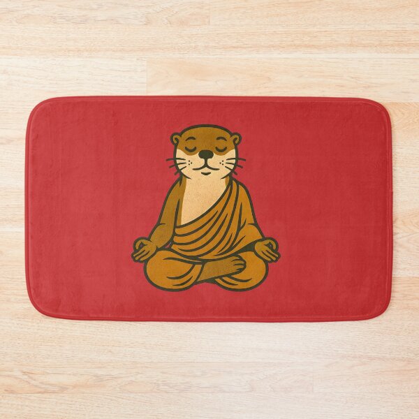 Item preview, Cute Zen Animal Meditation Buddha Art: Otter designed and sold by PinUpPizzazz.
