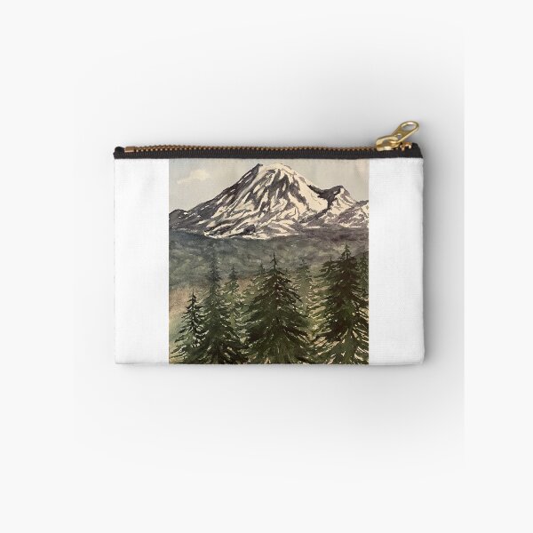 Artikelvorschau, Bäume am Mount Rainier entworfen und verkauft von Lisa Neuman Watercolors.
