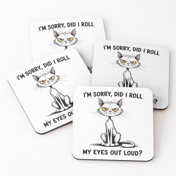 Item preview, Sarcastic Cat Humor Novelty Gifts designed and sold by Timeless-Twirls.