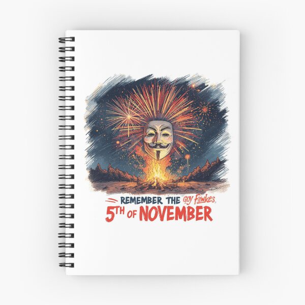 Item preview, Remember the 5th of November – Guy Fawkes Night Design designed and sold by Sidra Official Art.