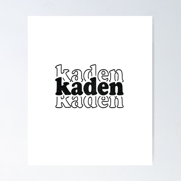 Item preview, Kaden Name Personalized designed and sold by Watsonarts.