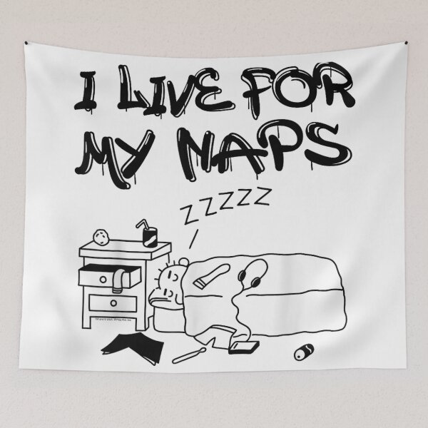 Item preview, Diary of a Wimpy Kid I Live for My Naps Funny designed and sold by Gargamal.