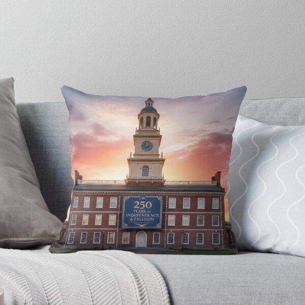 Item preview, American Heritage 250th Anniversary Freedom Landmark Sunset Design designed and sold by VibranPalette.