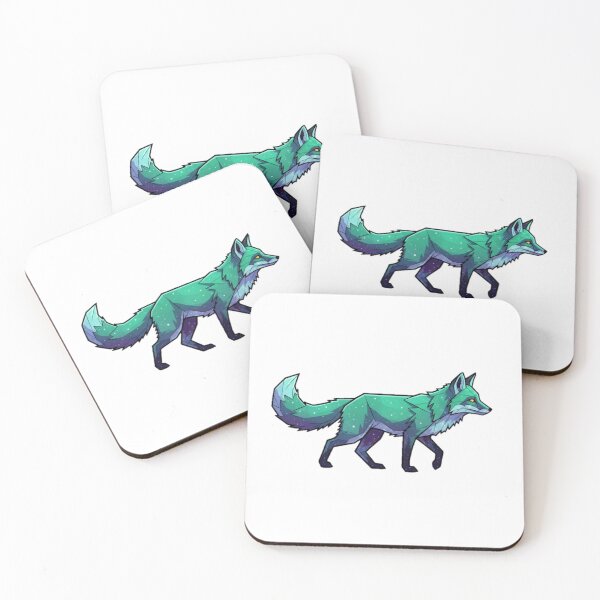 Item preview, Low-Poly Galaxy Fox | Geometric Forest Animal | Polygon Wildlife Art designed and sold by Cosmic Critters Decals.