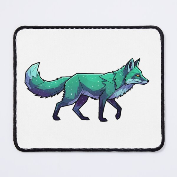 Item preview, Low-Poly Galaxy Fox | Geometric Forest Animal | Polygon Wildlife Art designed and sold by Cosmic Critters Decals.