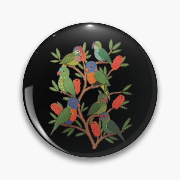 Item preview, Australian Lorikeet Parrots designed and sold by Clara Hollins.