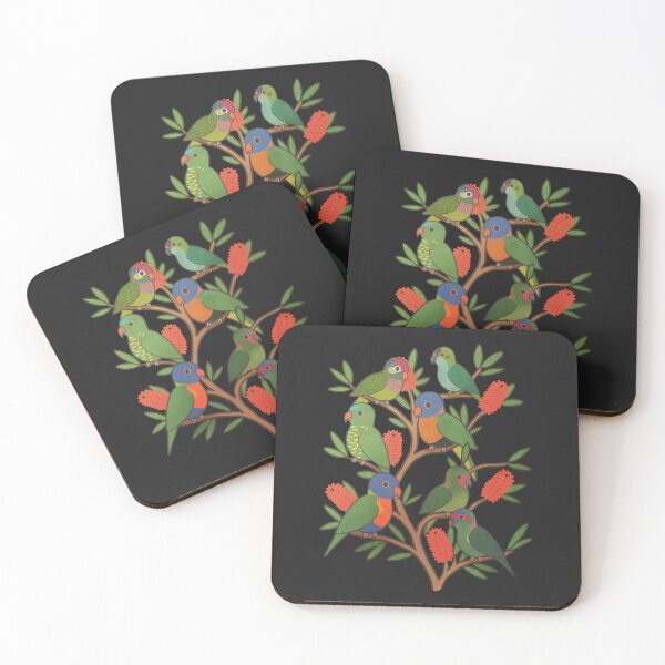 Item preview, Australian Lorikeet Parrots designed and sold by Clara Hollins.