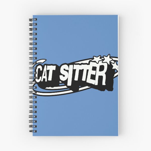 Item preview, Cat Sitter / Blue designed and sold by mangopuffstudio.
