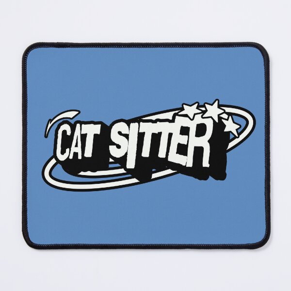 Item preview, Cat Sitter / Blue designed and sold by mangopuffstudio.