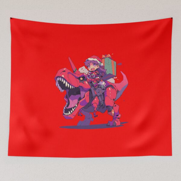 Item preview, Neon Genesis Evangelion Unit 01 Christmas Mecha Dinosaur Ride Anime designed and sold by TorbenKuhano.