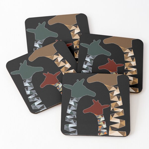 Item preview, Abstract-Colored-Giraffe-Family designed and sold by MadisonSceu.
