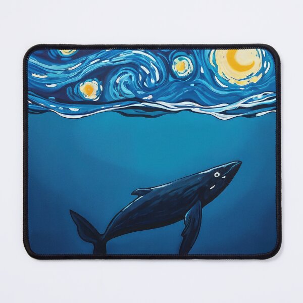 Item preview, Whale Under Starry Night Sky designed and sold by inexplicableimages.
