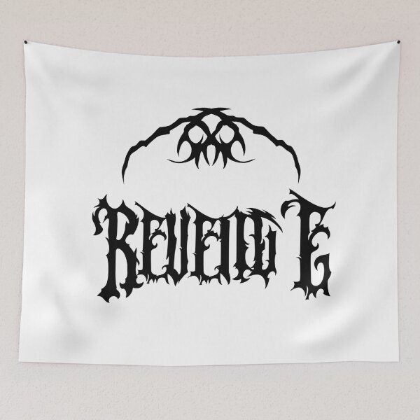 Item preview, REVENGE Dark Tribal Metal Logo | Streetwear Gym Aesthetic Design - Black logo designed and sold by Gary-Shop.