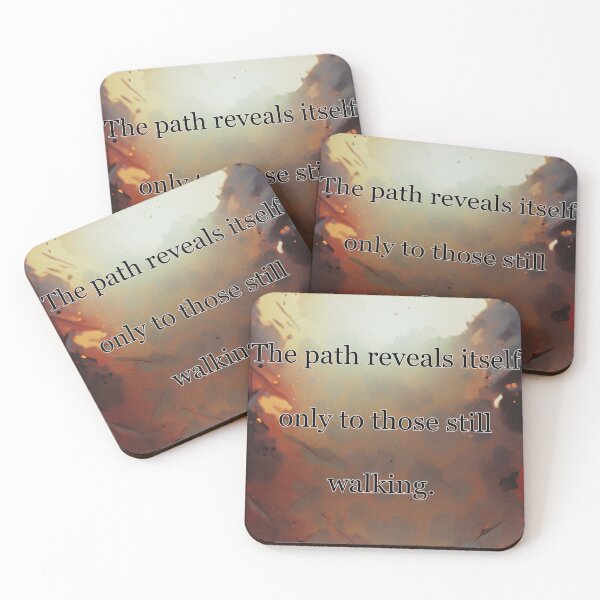 Item preview, The path reveals itself only to those still walking. designed and sold by vagar.