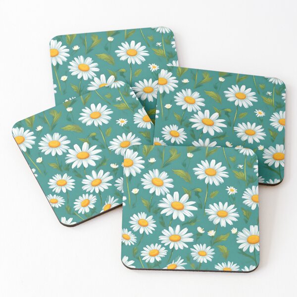 Item preview, Wild Daisies Abstract Print designed and sold by KiwiArtistDK.