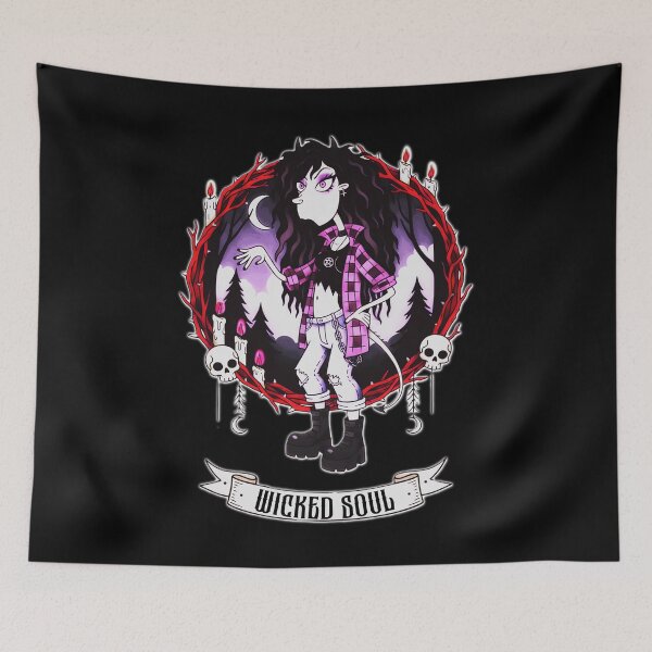 Item preview, Wicked Soul: The Grunge Retro Daemon Girl designed and sold by CoffinsArt.