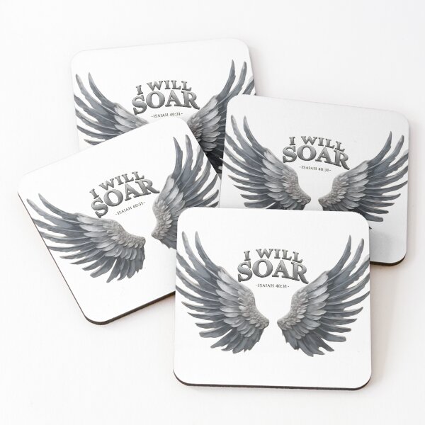 Item preview, I Will Soar- Winged design-Isaiah 40:31 designed and sold by Art by Dannalynn.