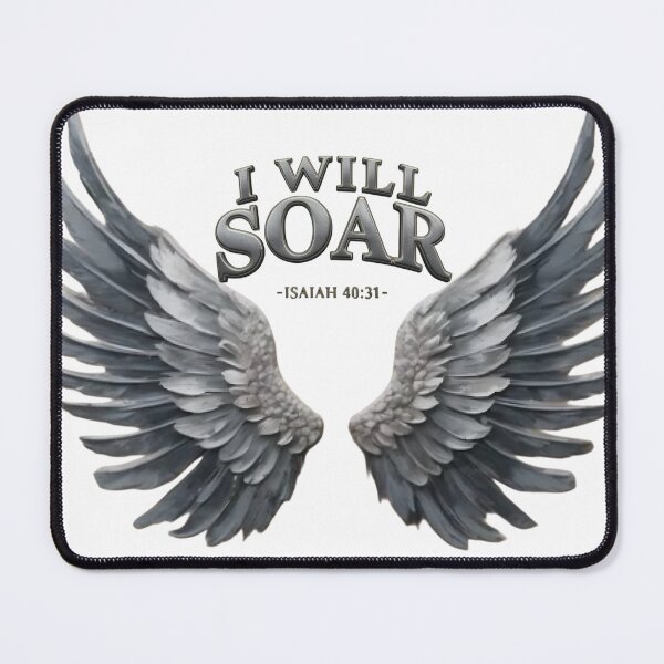 Item preview, I Will Soar- Winged design-Isaiah 40:31 designed and sold by Art by Dannalynn.