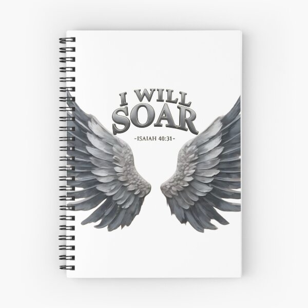 Item preview, I Will Soar- Winged design-Isaiah 40:31 designed and sold by Art by Dannalynn.