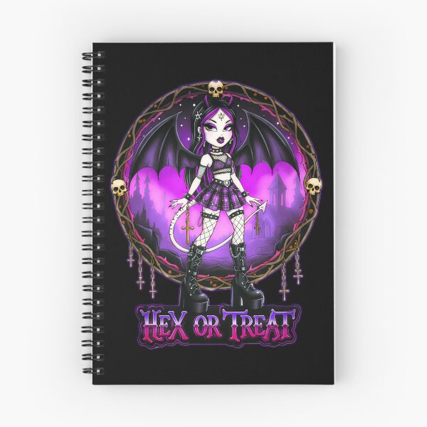 Item preview, Hex or Treat - The Goth Little Devil designed and sold by CoffinsArt.