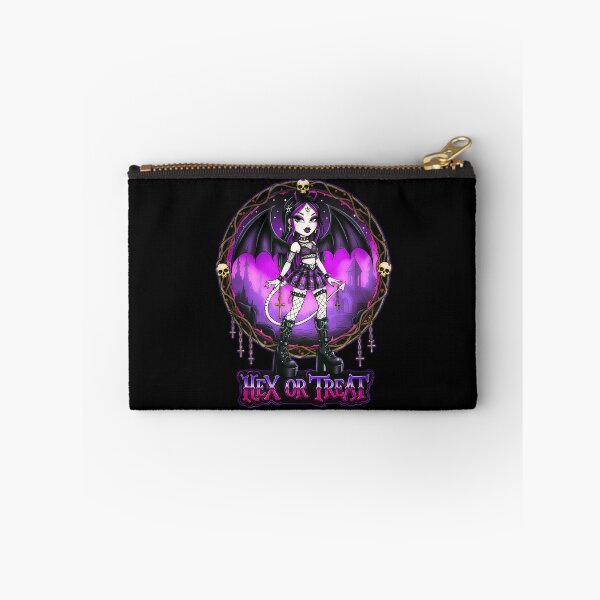 Item preview, Hex or Treat - The Goth Little Devil designed and sold by CoffinsArt.