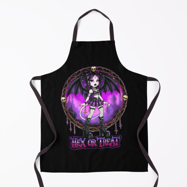 Item preview, Hex or Treat - The Goth Little Devil designed and sold by CoffinsArt.