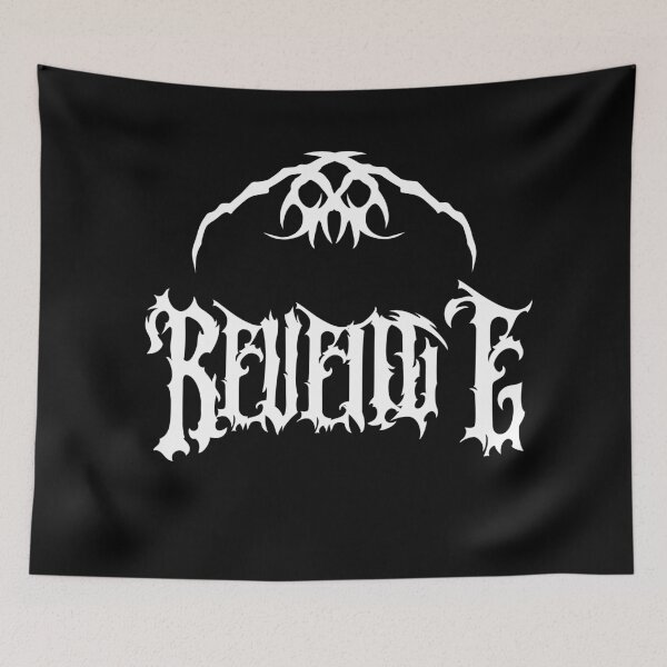 Item preview, REVENGE Dark Tribal Metal Logo | Streetwear Gym Metal Aesthetic White Design designed and sold by Gary-Shop.
