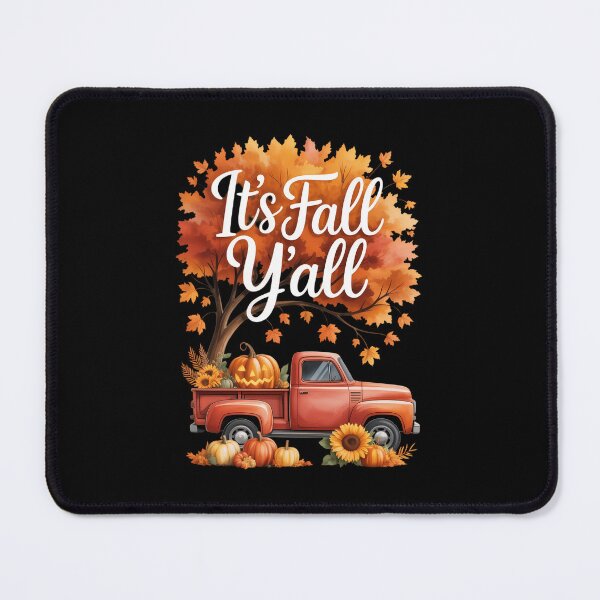 Item preview, It's Fall Y'all Truck Pumpkin Coffee Thanksgiving designed and sold by PunkNation-Arts.